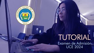 Tutorial Examen de Admisión UCE 2024 [upl. by Ardnekahs796]