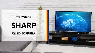 Telewizor Sharp QLED 50FP5EA – dane techniczne – RTV EURO AGD [upl. by Webb410]