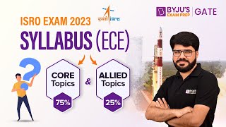 Core Topics and Allied Topics🤔  Electronics and Communication ECE Syllabus  ISRO 2023  BYJUS [upl. by Laohcin]