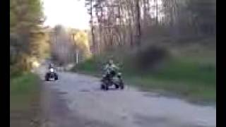 Yamaha 350 Banshee vs Yamaha 350 Warrior [upl. by Llennaj]