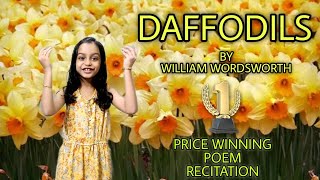 Daffodils by William Wordsworth🥰🥰 Prize winning poem recitation😍😍 [upl. by Bevus]