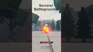 Which flame arrow is better Sakura stand Vs Sorcerer Battlegrounds shorts jujutsukaisen roblox [upl. by Aubert]