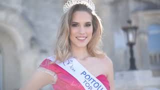 Miss PoitouCharentes 2020  Justine Dubois [upl. by Aihcrop]