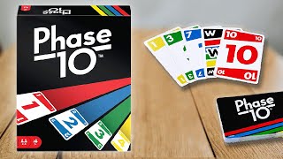 PHASE 10  BASIS und PLUS Kartenspiel  Spielregeln TV Spielanleitung  Mattel [upl. by Nyleuqaj]