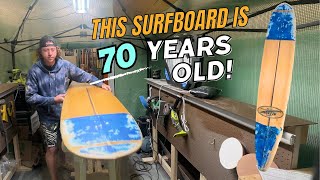 My latest surfboard project is 70 years old [upl. by Erich]