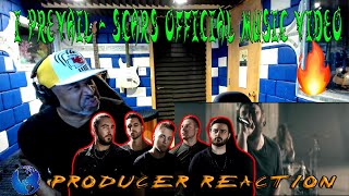 I Prevail Scars Official Music Video  Producer Reaction [upl. by Ddahc437]