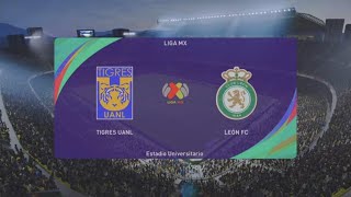 Tigres Vs Leon Jornada 10 Liga Mx Efootball Pes 2021 Simulación [upl. by Preuss]