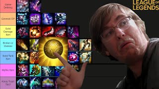 PRISMATIC ITEM TIER LIST Ranking all 35 Prismatic Items in League of Legends [upl. by Amsirp]