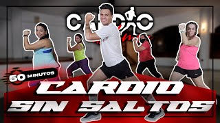 Cardio Sin Saltos Para Perder Peso Rápido  50 minutos [upl. by Bevus830]