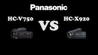 Panasonic HCV750 vs HCX920 [upl. by Bazluke666]