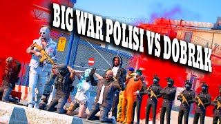 BIG WAR KEPOLISISAN amp DOBRAK  DOBRAK JADI DPO   GTA 5 ROLEPLAY [upl. by Delaryd]