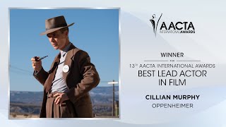 Cillian Murphy Oppenheimer wins the AACTA International Award for Best Lead Actor in Film [upl. by Lindley]