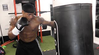 ANTHONY YARDE  A LION REBORN Training hard at Box Up Crime [upl. by Ialda]