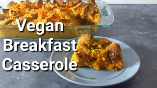 VEGAN BREAKFAST CASSEROLE  vegan and proud [upl. by Esinrahs]