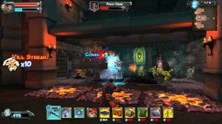 Orcs Must Die 2  11 Upstairs Downstairs  5 Skulls Nightmare  Warmage [upl. by Kaazi]