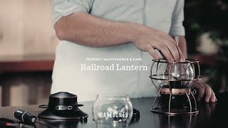 How To Replace The Glass Globe On The Railroad Lantern [upl. by Irrab380]