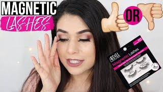 ARDELL MAGNETIC LASHES REVIEW amp TRY ON [upl. by Osher]