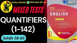 DİM YENİ TEST TOPLUSU 2023 İNGİLİS DİLİ  QUANTIFIERS Mixed Tests  1142  Tam İzah [upl. by Ahsiloc]