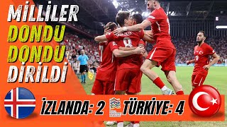 🔴 İZLANDA 2  TÜRKİYE 4  MAÇTA NELER OLDU NELER  turkiye millimaç [upl. by Enalda745]