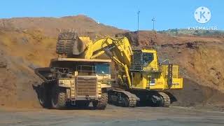 Komatsu PC300010 and PC200010 Mining Loading Application  Mining Dumper Loading [upl. by Irtemed]