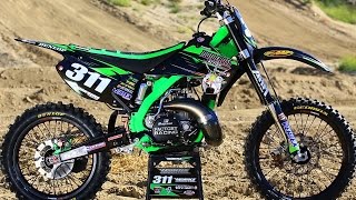 Project 2006 Kawasaki KX250 2 Stroke  Motocross Action Magazine [upl. by Horacio257]