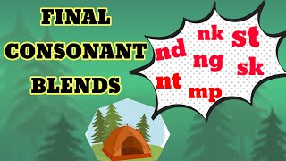 Final consonant blends  Ending blends ndnkntngmpskst thelearninghubpampamajumdar [upl. by Lelith]