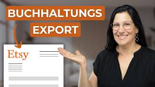 Etsy Verkäufer Warum der BuchhaltungsExport ein Muss ist [upl. by Isobel]