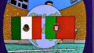 Messico contro Portogallo in finale nei mondiali i Simpson [upl. by Bearce]