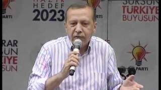 BAŞBAKAN RECEP TAYYİP ERDOĞAN ÇANKIRI MİTİNGİ 06 06 2011 [upl. by Sanfourd]