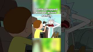 Rick amp Morty New Voice Actors Revealed shorts rickandmorty ricksanchez justinroiland [upl. by Iran877]