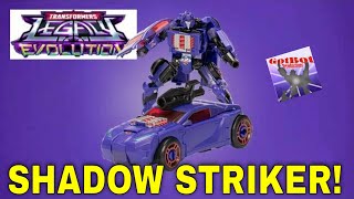 Transformers Legacy Evolution Shadow Striker  GotBot True Review NUMBER 1110 [upl. by Ecinnaj441]