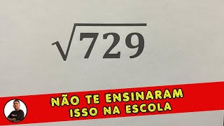 🤯Como CALCULAR uma RAIZ QUADRADA mentalmente super fácil [upl. by Itsirk393]