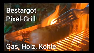 Bestargot  PixelGrill  Camping Gasgrill Camping Holzgrill  Edelstahl bestargot gasgrill [upl. by Ytak]