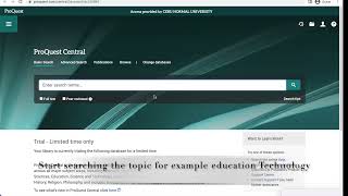 Proquest Central Free Trial Access Extended until April 30 2023 [upl. by Ynoble122]