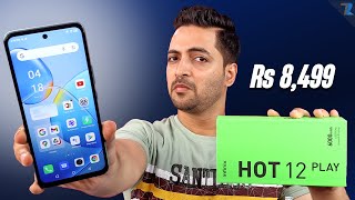 Infinix Hot 12 Play Unboxing  682quot 90Hz  6000 mAh  UNISOC T610  At ₹8499 😮 [upl. by Nora]