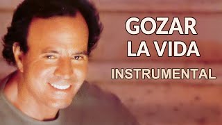 Gozar la Vida Julio Iglesias  Instrumental cover version  letras [upl. by Lyrahc186]