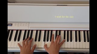 I wish for the rain  liana flores piano instrumental [upl. by Lrat]