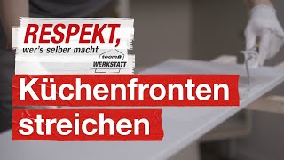 Küchenfronten richtig streichen  toom Werkstatt [upl. by Rodger591]