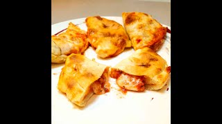 Panzerotti di pasta per pizza  friggitrice ad aria [upl. by Hanimay839]