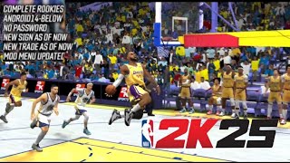 NBA 2K20 2K242K25 Updated Roster  New SignTrade  MyCareer  Gameplay Lakers vs Warriors [upl. by Loni]