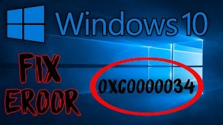 FIX WINDOWS 10 ERROR 0XC0000034 FAST AND EASY [upl. by Tabatha221]