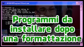 PROGRAMMI DA INSTALLARE DOPO UNA FORMATTAZIONE [upl. by Queston11]