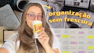 Vlog Minha organização para estudos trabalho e para ter uma vida atualizado  Bruna Martiolli [upl. by Leirol797]