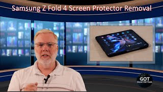 Removing the ZFold 4 Screen Protector What You Need to Know [upl. by Noonberg541]