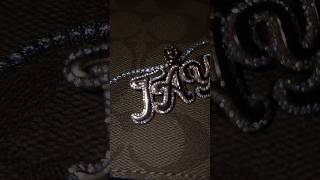 diamond tennis chain custom rosegold diamond pendant [upl. by Esoranna311]