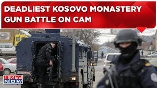 Kosovar Monastery Attack Live  Four Killed After Serb Gunmen Attack with ShoulderFired Missiles [upl. by Nea]