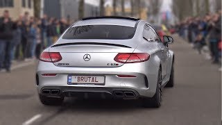 BEST of MERCEDESAMG SOUNDS C63 AMG CLS63 GLE63 AMG GTR [upl. by Brigette45]