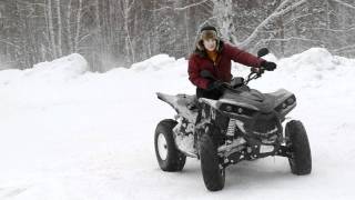 Cectek King Cobra ATV Snow drift [upl. by Crespo]