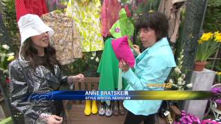 News 12 Fashionable Rainwear Segment [upl. by Inavihs]