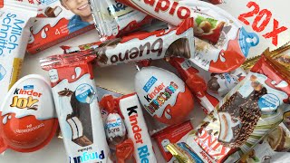 All Ferrero Kinder Candys TEST [upl. by Mena]